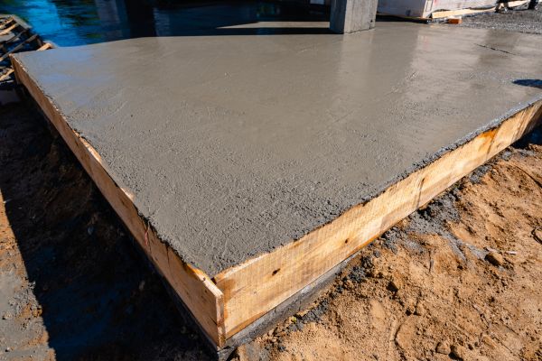Outdoor Slab Installation in Littleton